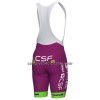 Pantaloncino con bretelle 2022 Bardiani-CSF Faizane Verde Lilla